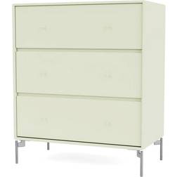 Montana Furniture Carry with Leg Pomelo/Matt Chrome Chest of Drawer 69.6x82.2cm