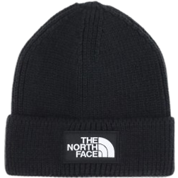 The North Face TNF Logo Box Cuffed Beanie - TNF Black