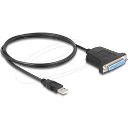 DeLock USB A-DB-25 0.8m