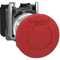 Schneider Electric Electric XB4BS8444 Svampknapp Metallfrontring, med nödströmbrytare, rund, återställningsbar 120 V/AC 6 A 2 NC IP66, IP67, IP69, IP69 K (i inbyggt