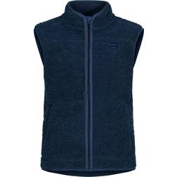 Urberg Kids' Åheim Pile Vest, 122/128, Midnight Navy