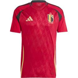 adidas Belgium 2024/25 Home Shirt Team Coll Burgundy Mens