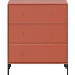 Montana Furniture Carry With Black Legs Hokkaido Chest of Drawer 69.6x82.2cm