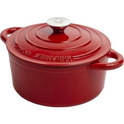 Orrefors Jernverk Red med lock 2.8 L 22 cm