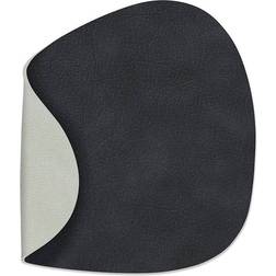 Lind DNA Nupo Curve Reversible Black Metallic Coaster