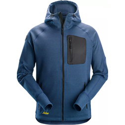 Snickers Workwear 8041 Fleece Hoodie - Deep Blue\Black