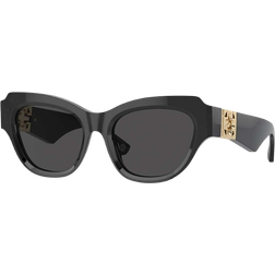 Burberry BE4423 Uld Solbriller Acetat Grå Grå - Dark Grey