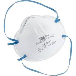 3M Disposable Respirator FFP2 Unvalved 8810 20-pack - White
