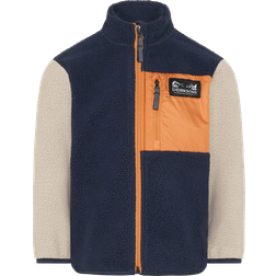 Didriksons Anten Kids Full-Zip Fleecejacka Barn - Navy