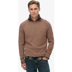 Superdry Wool Blend Jumper - Brun