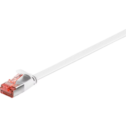 Goobay Flat Cat6 U/FTP RJ45 - RJ45 M-M White 3m