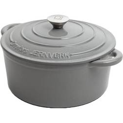 Orrefors Jernverk Light Grey med lock 5 L 26 cm