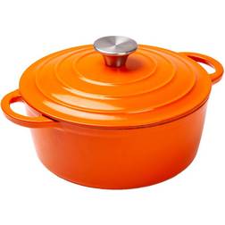 Orrefors Jernverk Orange med lock 5 L 26 cm