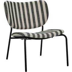 House Doctor Longa Svart Off-White Loungestol
