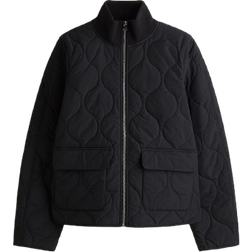 H&M Oversized Quilted Jacket - Black