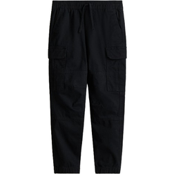 H&M Cotton Cargo Joggers - Black (1290171001)