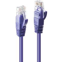 Lindy Cat.6 U/UTP RJ45 - RJ45 Copper M-M Purple 10m