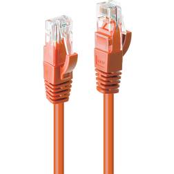 Lindy Cat.6 U/UTP RJ45 - RJ45 Copper M-M Orange 10m