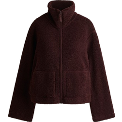 H&M Teddy Jacket - Burgundy