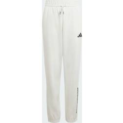 adidas Boys Slogan Fleecebyxor Performance Sweatpants - Off White