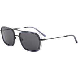 Emporio Armani EA2162 Solbriller Metal Sort Blå