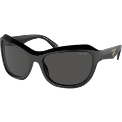 Prada PR A27S 16K5S0 Gläser Sonnenbrillen Acetat - Schwarz/Grau