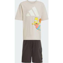 adidas The Simpsons T-shirtset För Barn Wonder - Beige