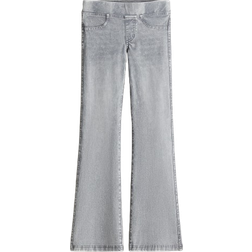 H&M Denim Look Flared Jeggings - Light Grey (1291061005)