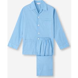 Derek Rose Dr Nelson Patterned Cotton Pyjama Set