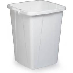 Durable Durabin Square Recycling Waste Bin White 23.78gal