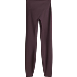 H&M Dame Nylon Sports Leggings DryMove - Auberginelilla