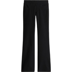 H&M Pige Jeggings Med Svaj Og Denimlook - Sort