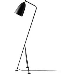 GUBI Gräshoppa Jet Black Floor Lamp 125.3cm
