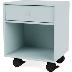 Montana Furniture Dream Castors Flint/Black Bedside Table 30x35.4cm