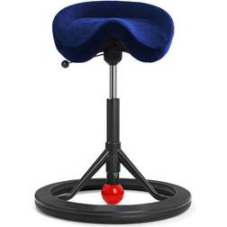 Backapp Smart Alcantara Red Ball/Blue/Black Grey Office Chair 81cm