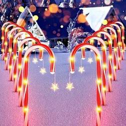 Shein Solar Candy Cane Lights 5 8pcs Christmas Lamp