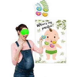 Shein Baby Gender Reveal Poster Sticker