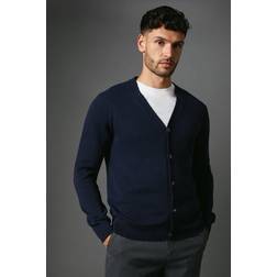 Tom's of Maine Premium Pure Cotton Knitted Cardigan - Navy
