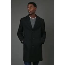 Tom's of Maine Black Wool Blend Epsom Coat