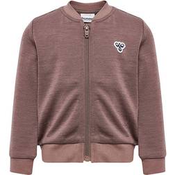 Hummel Wool Zip Jacket Bee Uld Twilight Mauve -