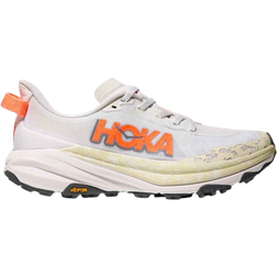 Hoka Speedgoat 6 W - White/Neon Tangerine