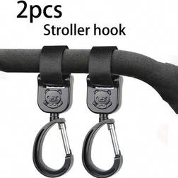 Shein 2pcs Cartoon Bear Stroller Hook