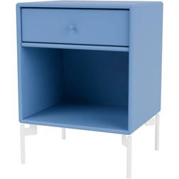 Montana Furniture Dream with Leg Azure/Snow Bedside Table 30x35.4cm