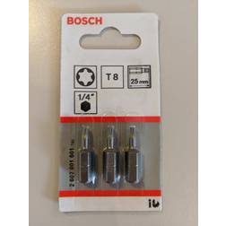 Bosch T8 Skruvbits 3-pack 25mm