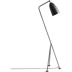 GUBI Gräshoppa Anthracite Grey Semi Matt Floor Lamp 125cm