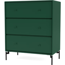 Montana Furniture Carry With Black Legs Pine Byrå 69.6x69.6cm