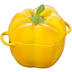 Staub Paprika Yellow with lid 0.47 L 12 cm