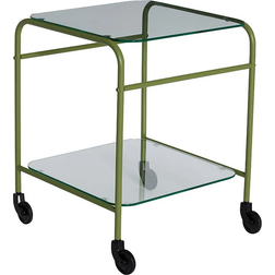 Hübsch Zephyr Rullbord Grön 43 x 42 x h54 cm Rullbord