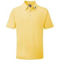 FootJoy Men Stretch Pique Solid Shirt - Yellow