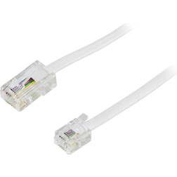 Deltaco RJ11-RJ11 2m
